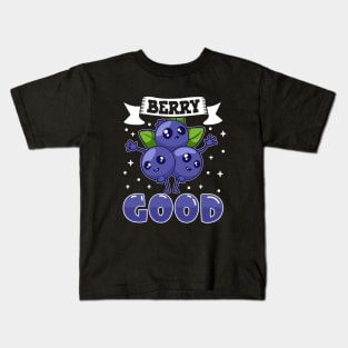 Berry good - blueberry Kids T-Shirt